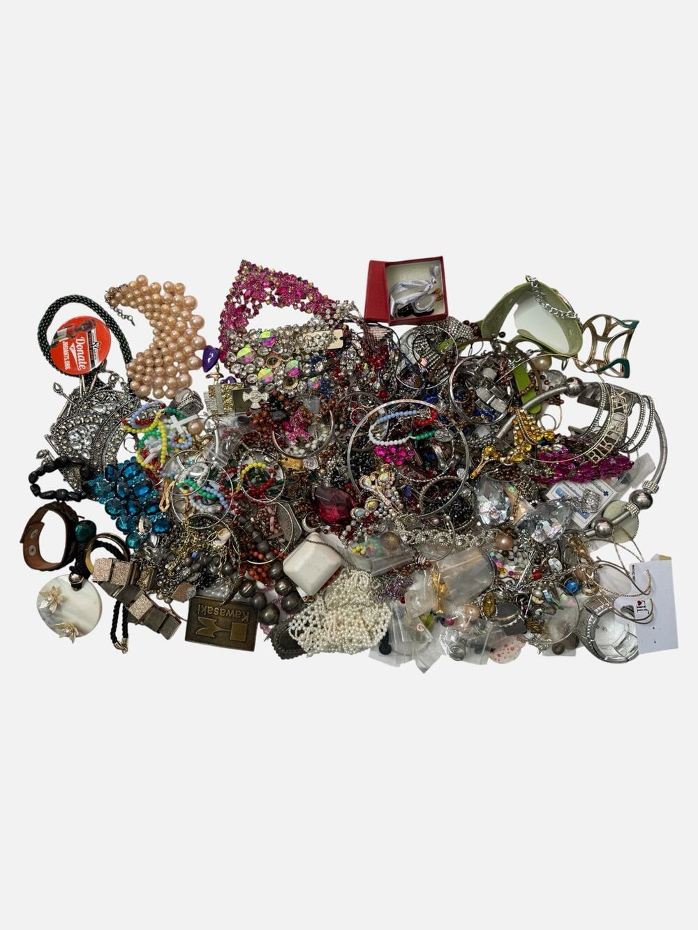 10 pounds jewelry Junk Drawer Lot vintage Estate auction AS IS